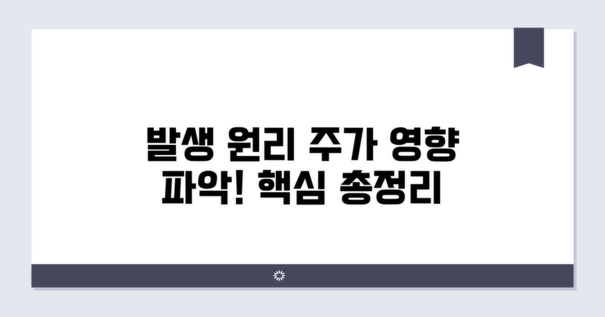 발생 원리와 주가 영향