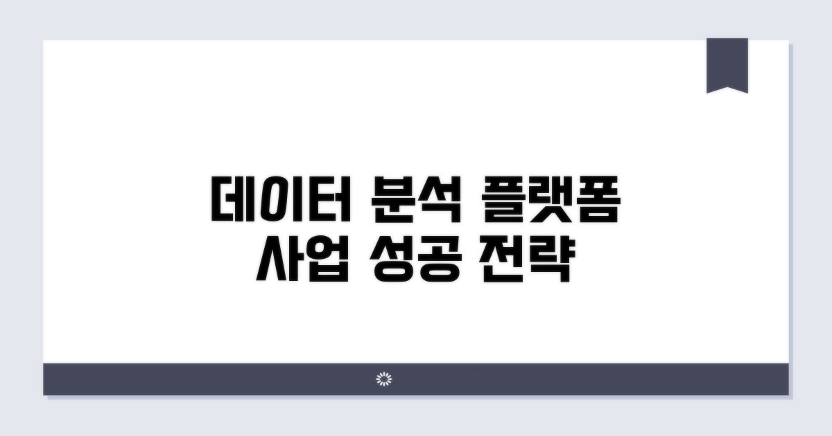 데이터 분석 플랫폼 사업 모델