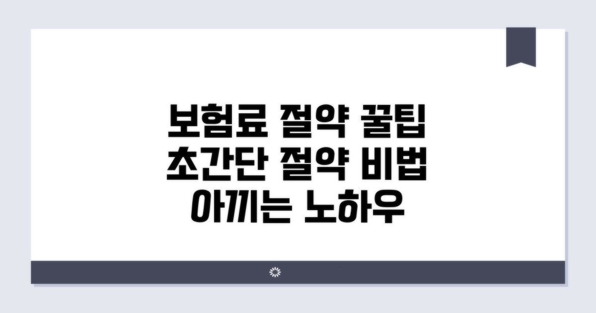 헷갈리는 보험료, 이렇게 절약하세요