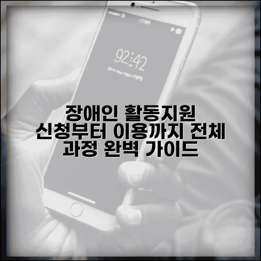장애인활동지원 서비스 신청 방법 | 등급 판정부터 서비스 이용까지 혜택 받는 전체 과정