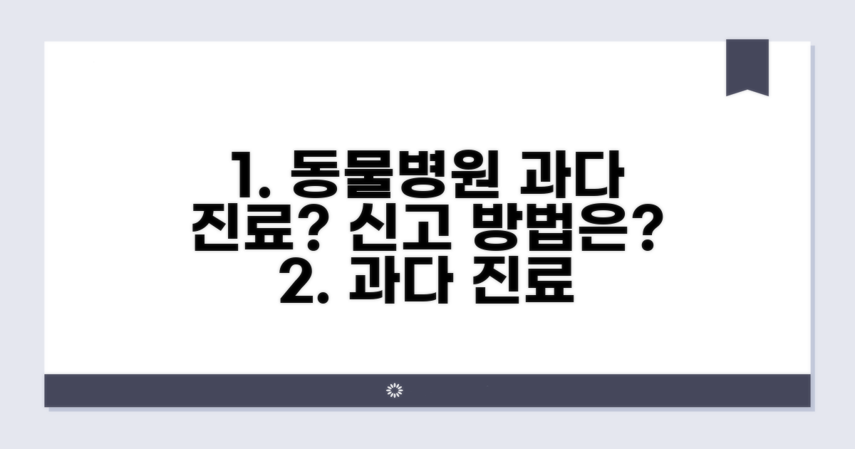 동물병원 과다진료, 신고 방법은?