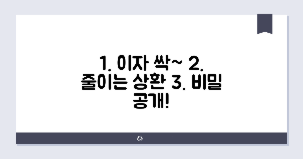 이자 절약하는 상환 전략