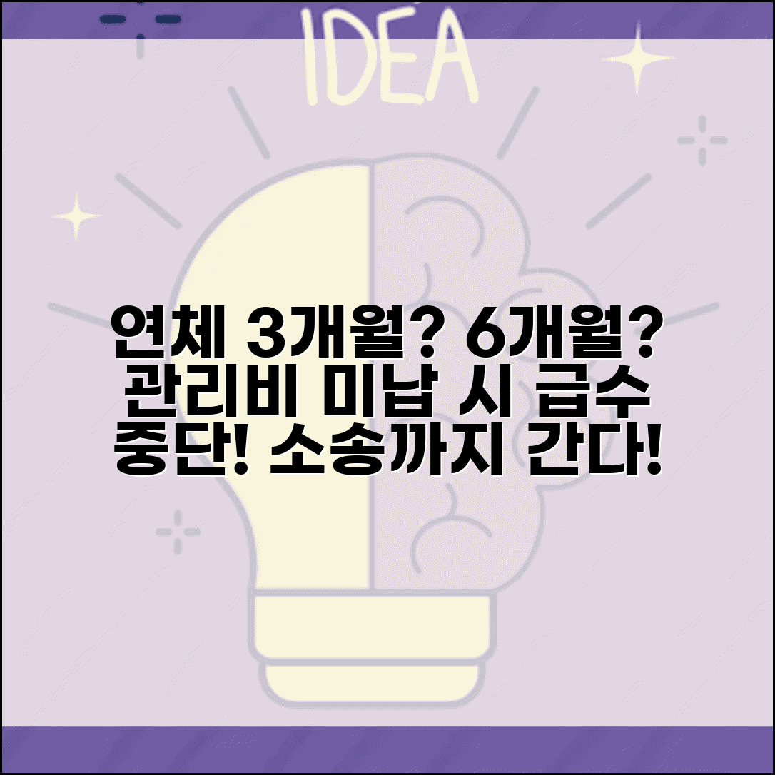 관리비 연체 3개월 6개월 | 아파트 관리비 연체 3개월 급수중단 6개월 소송 위험