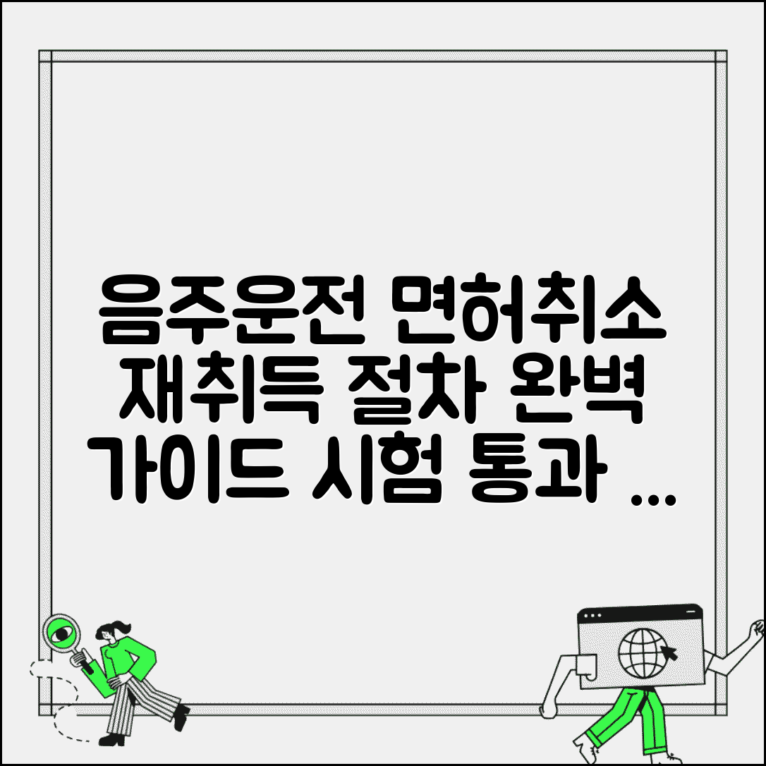 음주운전 면허취소 후 재취득절차 상세 | 서류 준비부터 시험 응시까지 놓치면 안 되는 절차