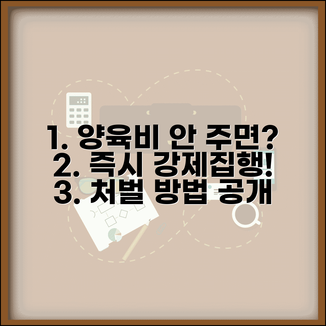 양육비 미지급 처벌방법 | 양육비 안주면 강제집행 신청법