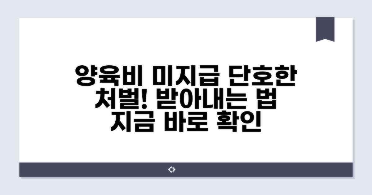 양육비 미지급, 처벌 방법 알아보기