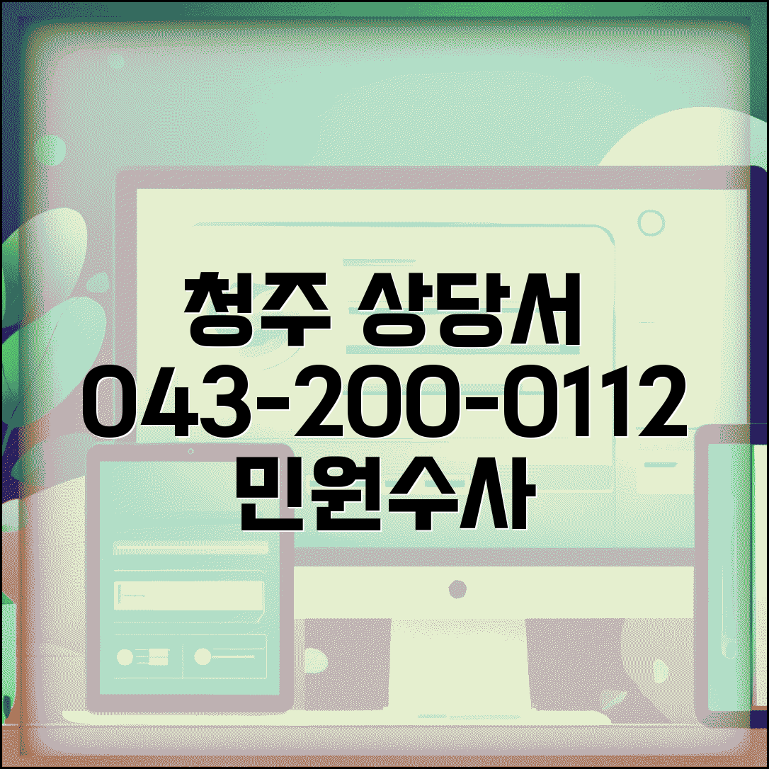청주 상당경찰서 전화번호 043-200-0112 | 충북 청주시 상당구 관할 경찰서 민원과 수사 업무
