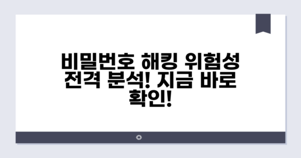 비밀번호 해제 보안 위험성 분석