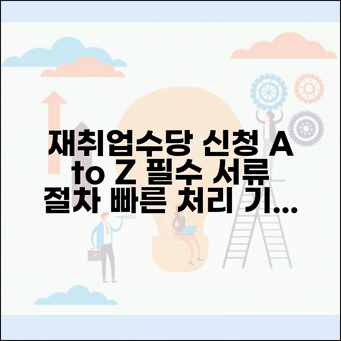재취업수당 신청 | 신청서류 | 신청 절차 | 처리 기간 안내