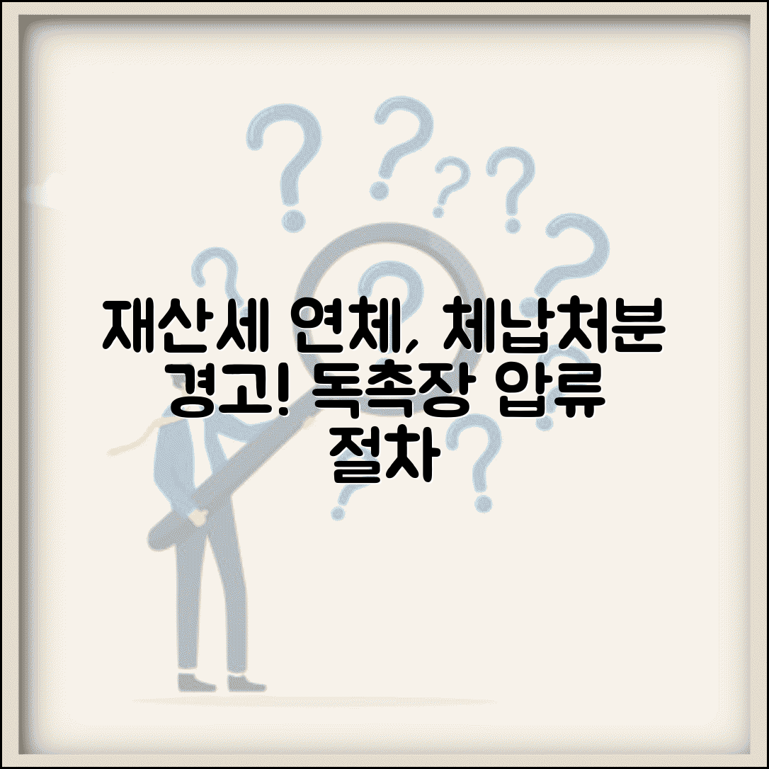 재산세 연체 체납처분 | 재산세 연체시 독촉장 발송과 체납처분 절차