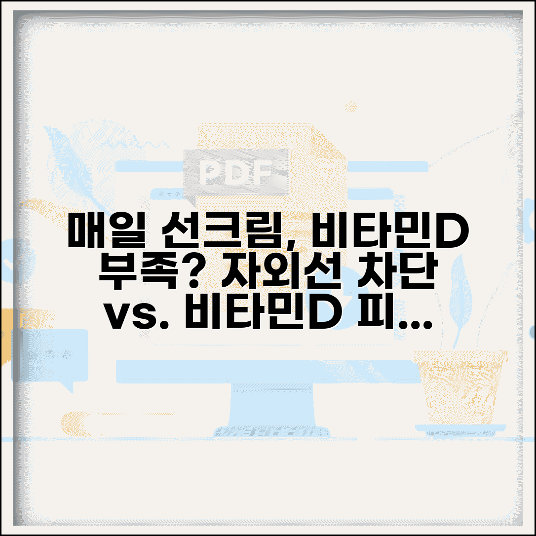 선크림 매일 발라도 비타민D 부족해지지 않나요 | 자외선차단제 | 비타민D | 건강