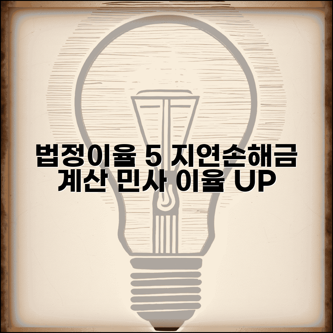 법정이율 연 5% | 민사 법정이율 변경과 지연손해금 계산