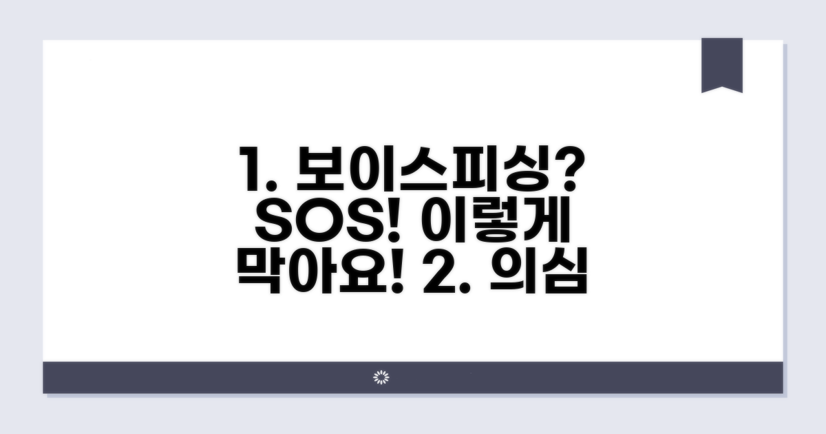 보이스피싱 의심 전화 대처법