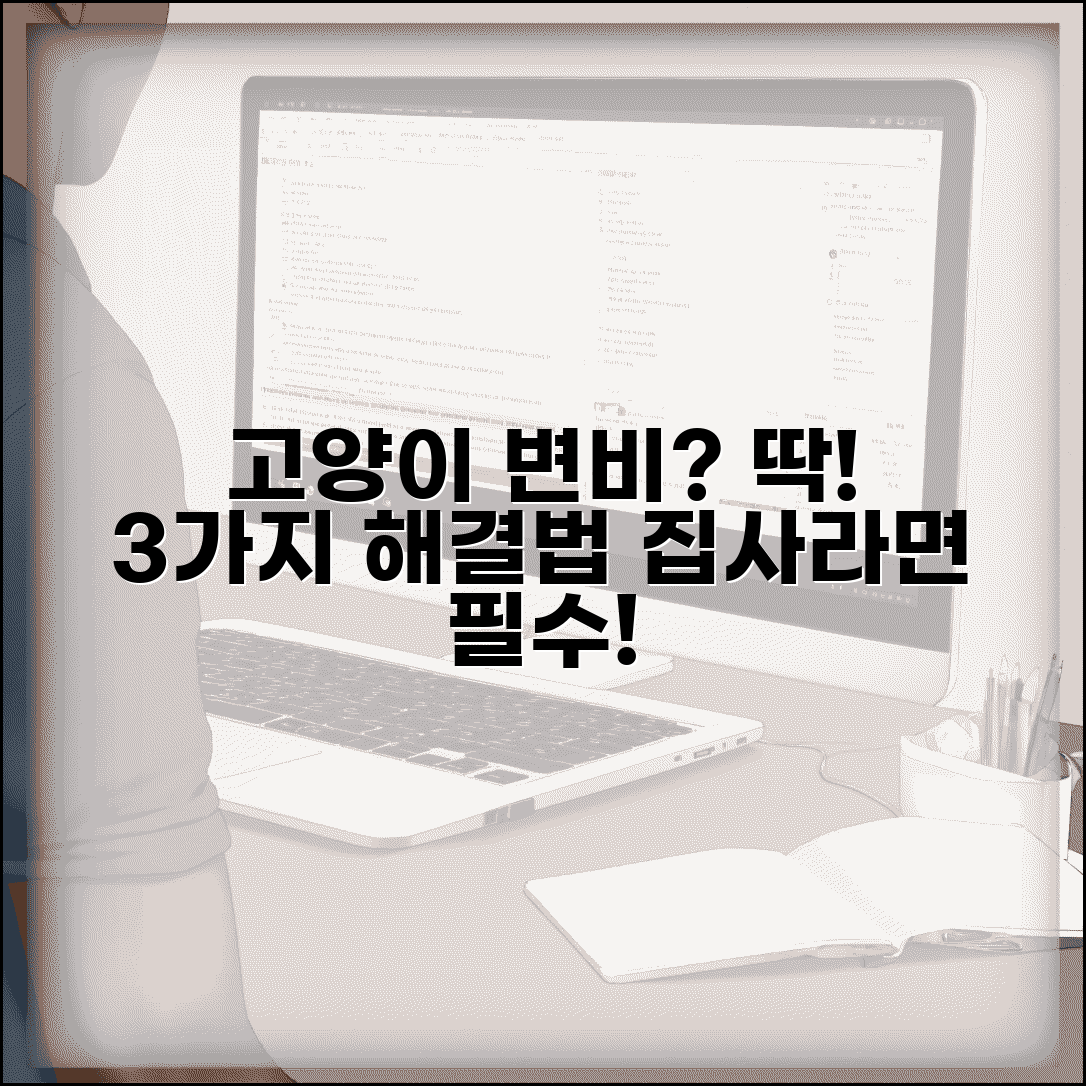 고양이 변비 증상 원인 해결 방법 관리 | 고양이 변 안 나올 때 대처