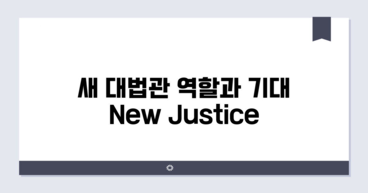 새 대법관, 역할과 기대