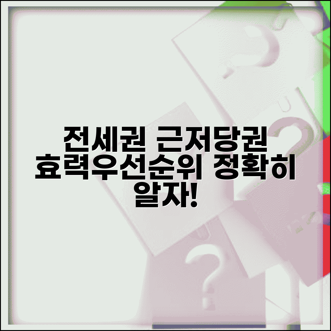 전세권부 근저당권 효력 | 전세권과 근저당권 우선순위