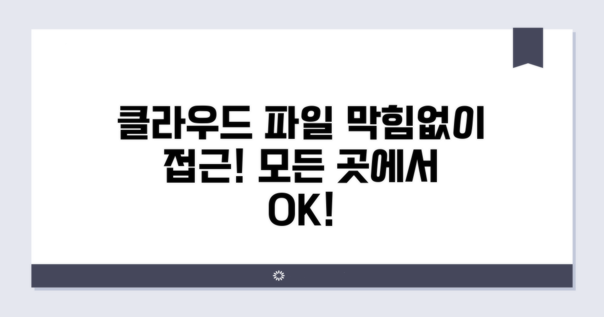 클라우드 파일, 막힘없이 접근하기