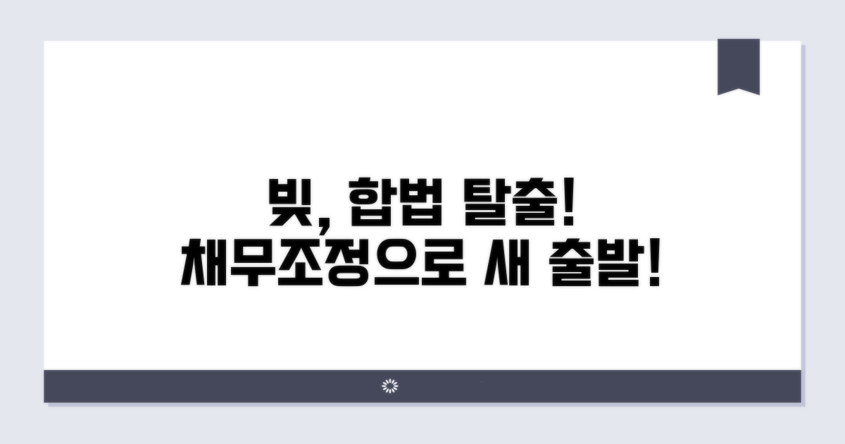 채무조정, 합법적 빚 탈출법