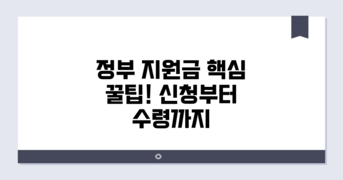 정부 지원 제도 활용법과 절차