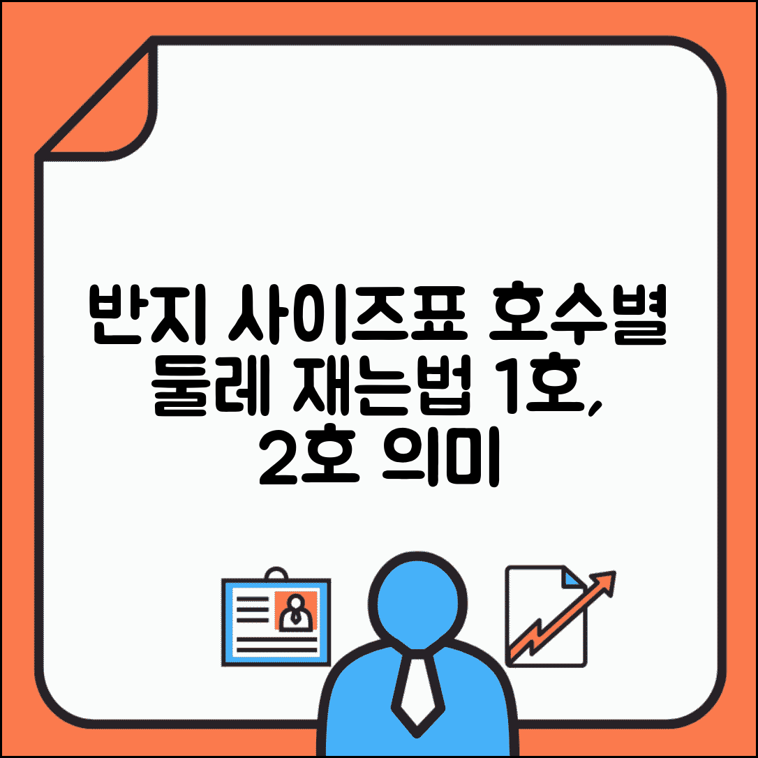 반지 사이즈표 호수별 둘레 측정 | 반지 사이즈 재는법 1호 2호 의미