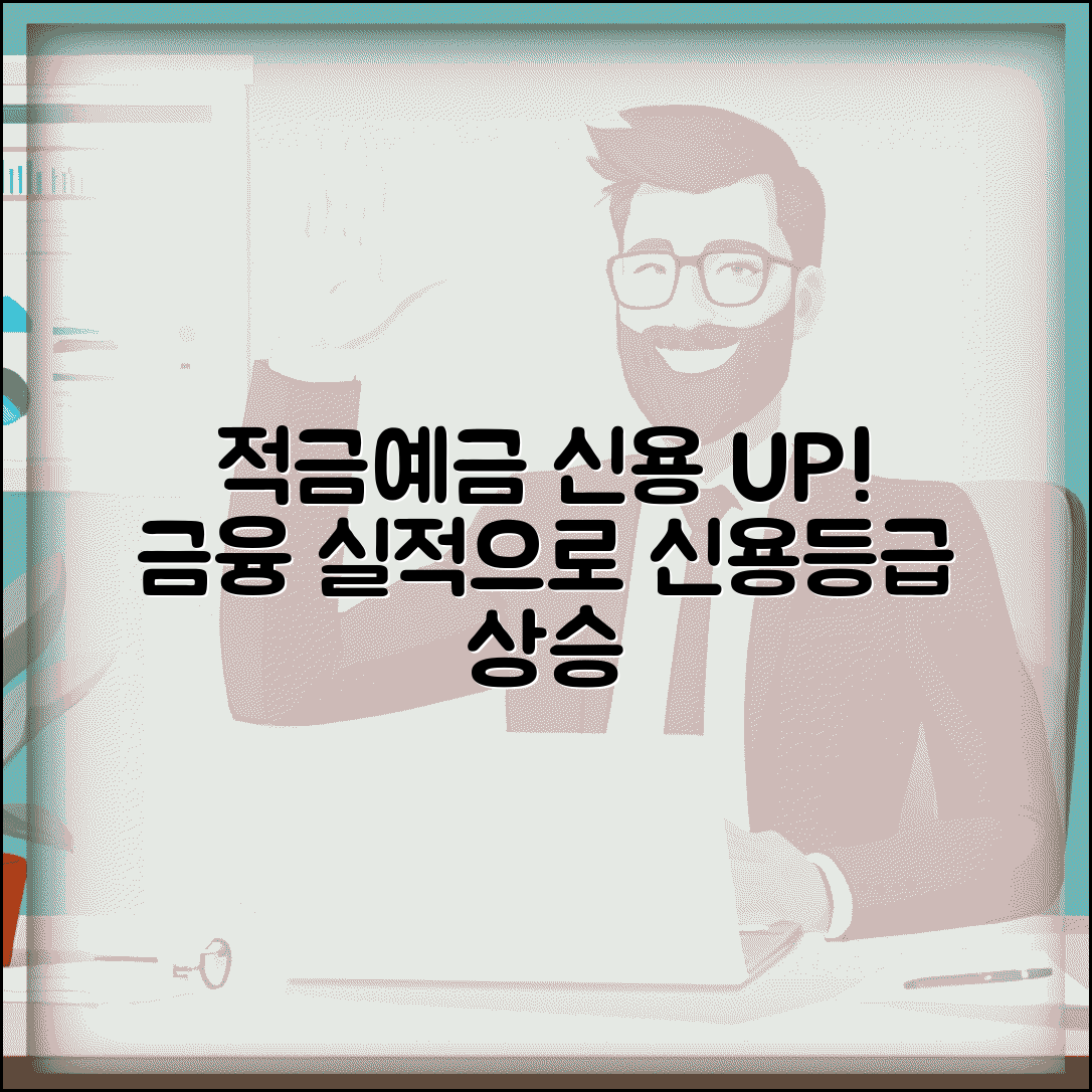 적금 예금 신용점수 올리기 | 금융거래 실적 신용등급 상승 효과