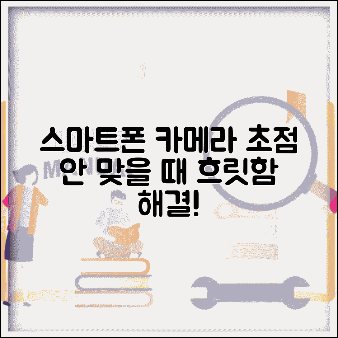 스마트폰 카메라 초점 안 맞음 해결 방법 | 휴대폰 카메라 흐릿함 대처