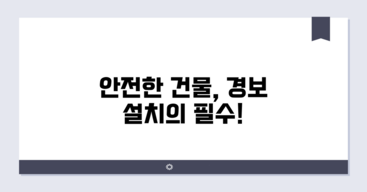 안전한 건물, 경보 설치의 중요성