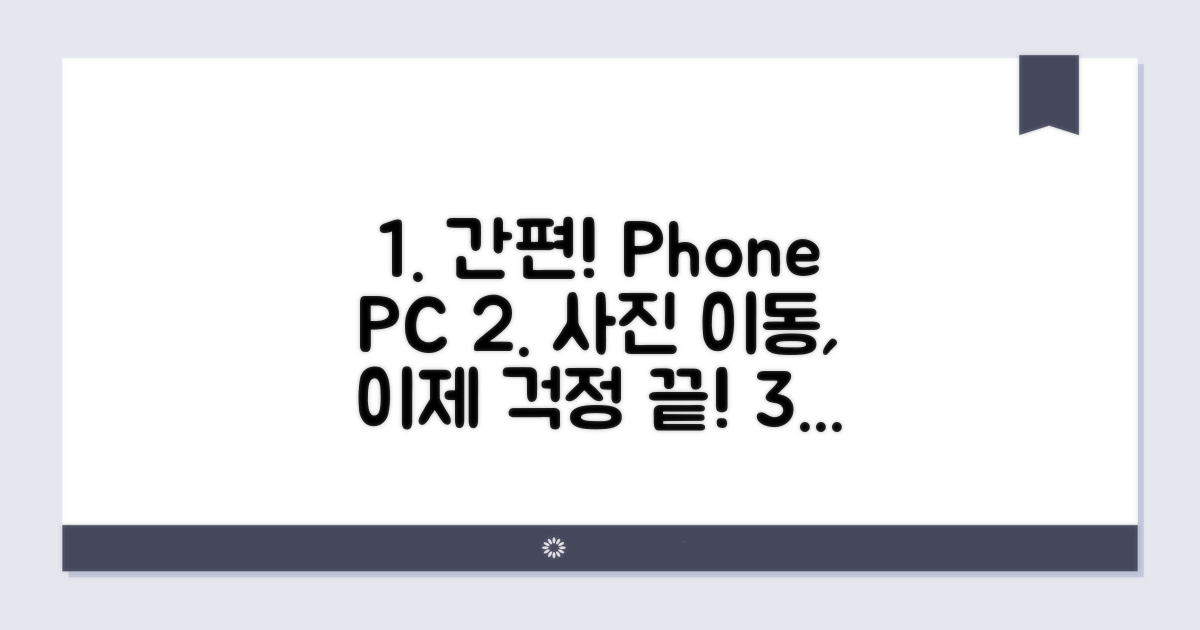 핸드폰 사진 PC로 옮기는 쉬운 방법