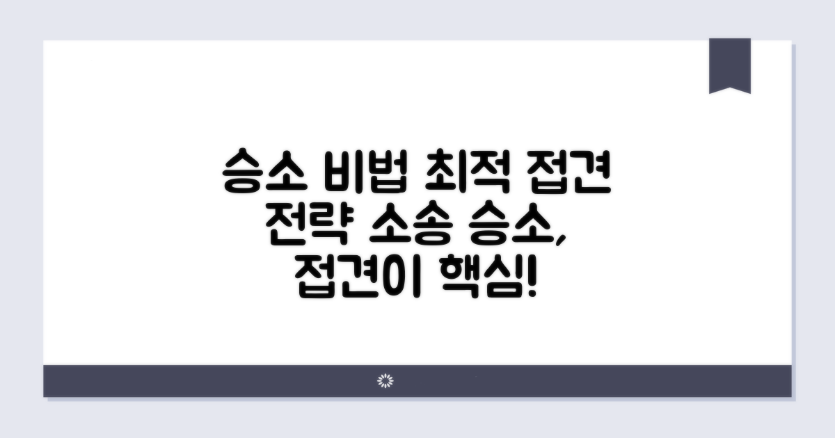 소송 승소를 위한 접견 전략