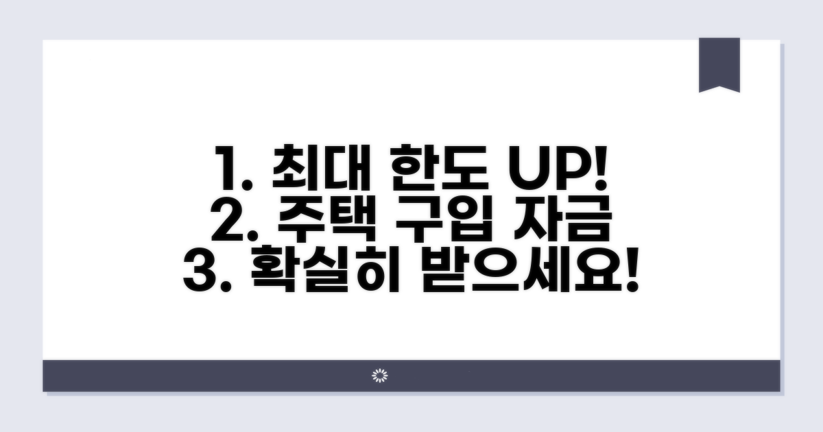 주택 구입 자금, 최대 한도 파헤치기