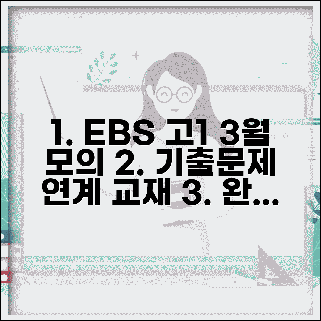 EBS 고1 3월 모의고사 기출문제 활용법 | 연계 교재와 함께 학습하기