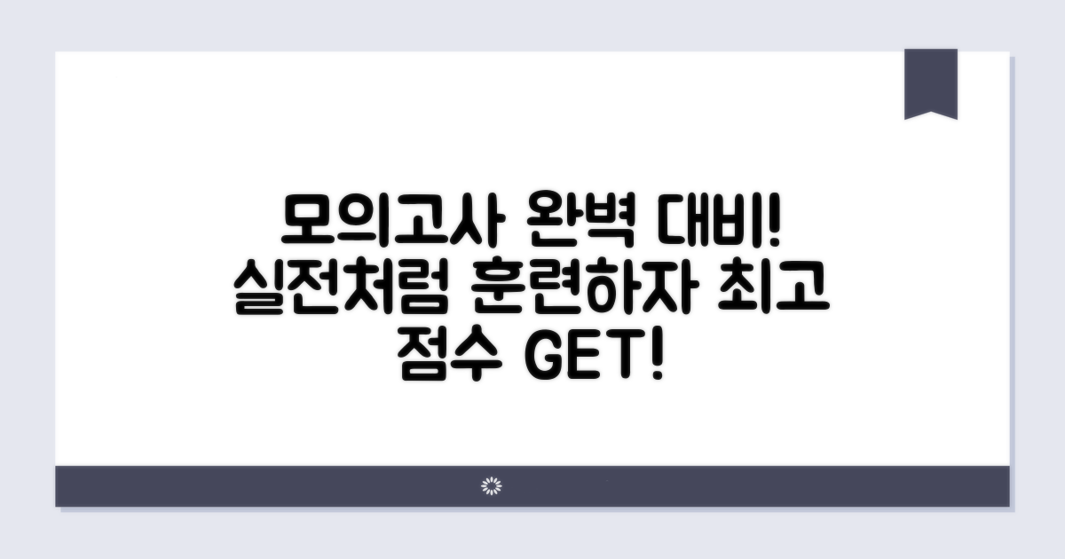 실전처럼 모의고사 완벽 대비