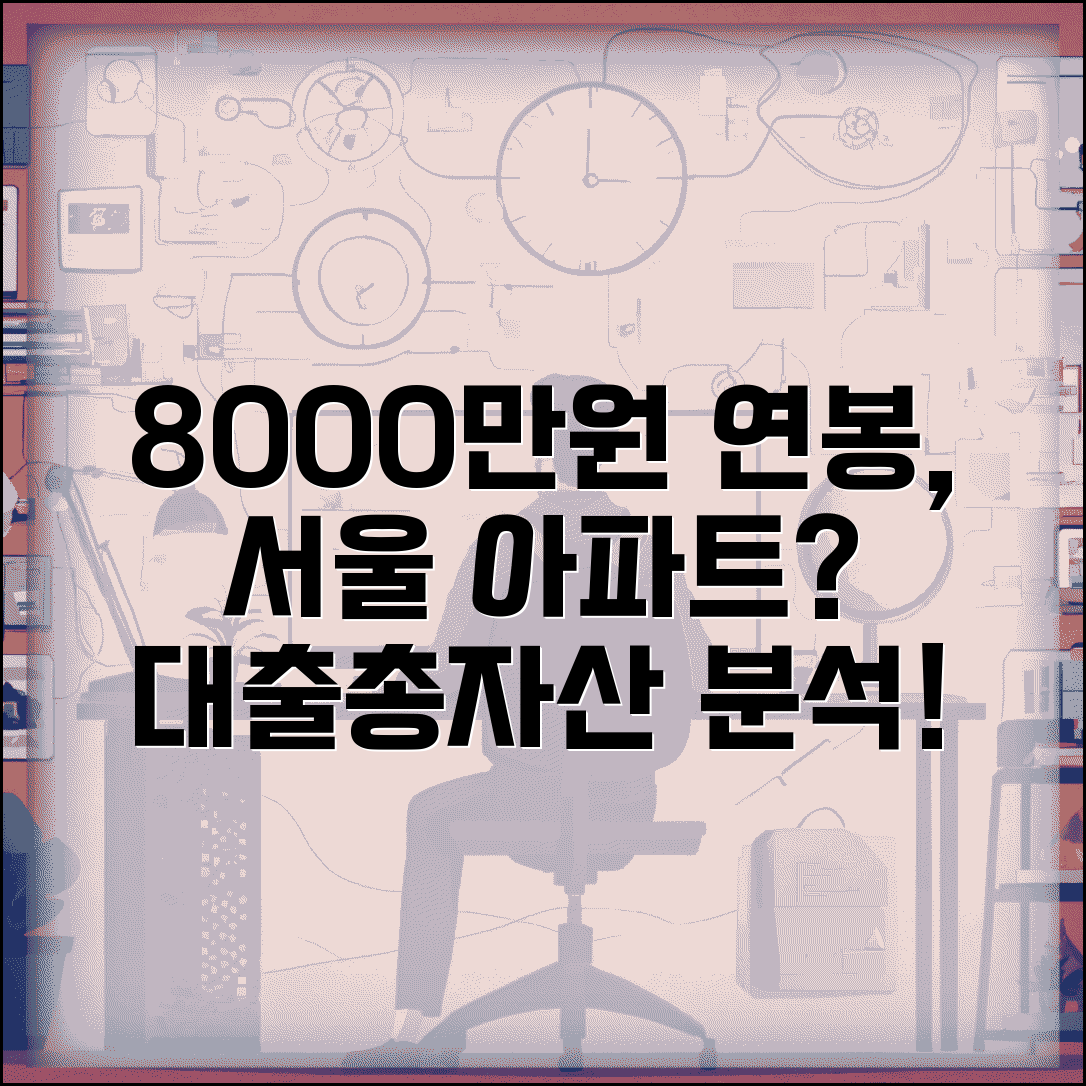 연봉 8000만원 서울 아파트 구매 가능? | 대출 한도 총자산 분석