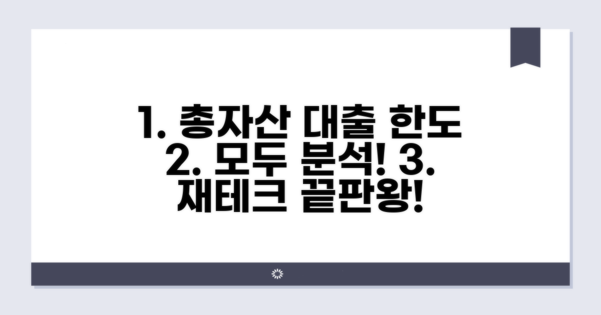 나의 총자산과 대출 한도 완벽 분석