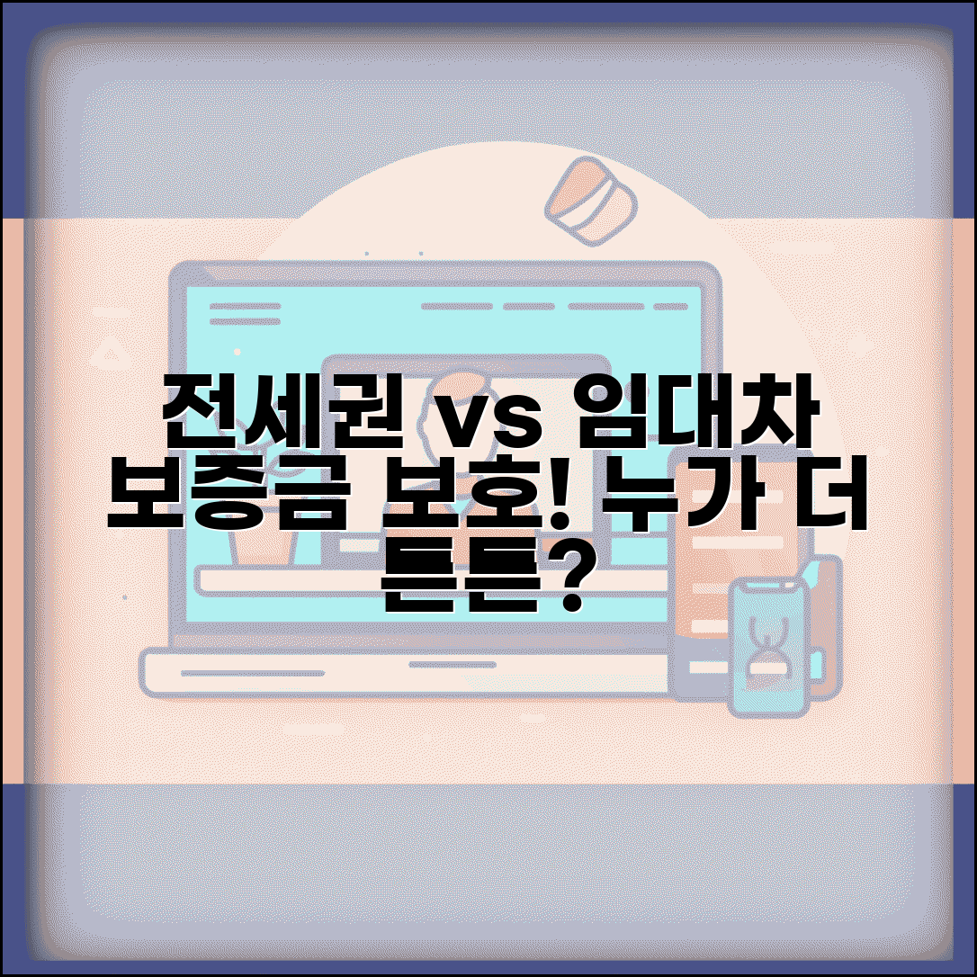 전세권 설정 vs 임대차 | 전세권 설정 보증금 보호효과