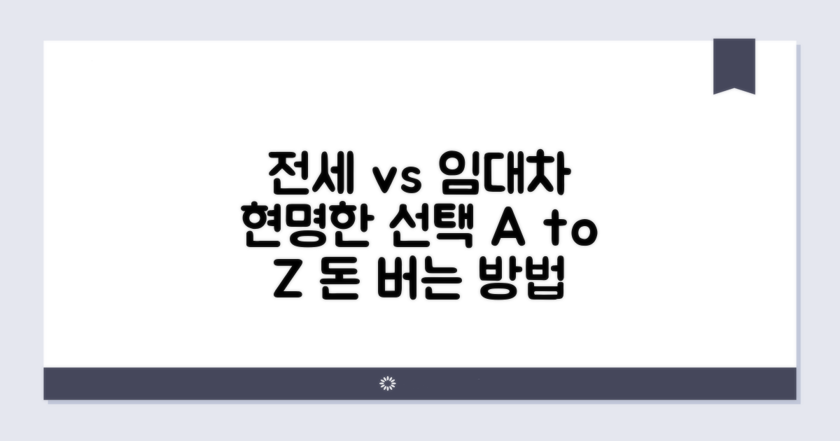 전세권 vs 임대차, 현명한 선택 가이드