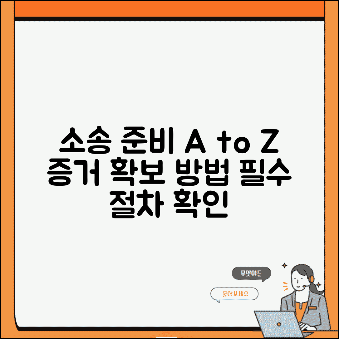 소송 준비 뭐부터 해야 하나요 | 소송 준비 | 증거 수집 | 절차