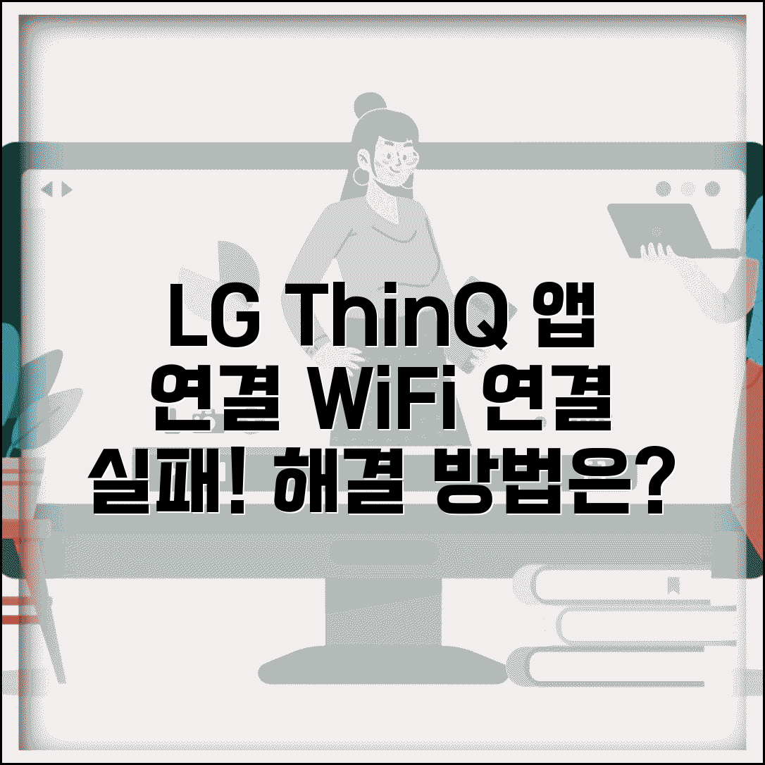 LG 씽큐 앱 연결 안됨 | LG ThinQ 가전제품 WiFi 연결 실패