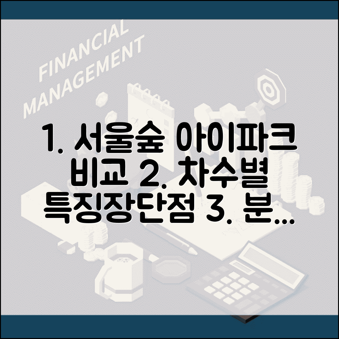 서울숲 아이파크 단지 비교 | 차수별 특징과 장단점 분석 및 분양 정보 총정리