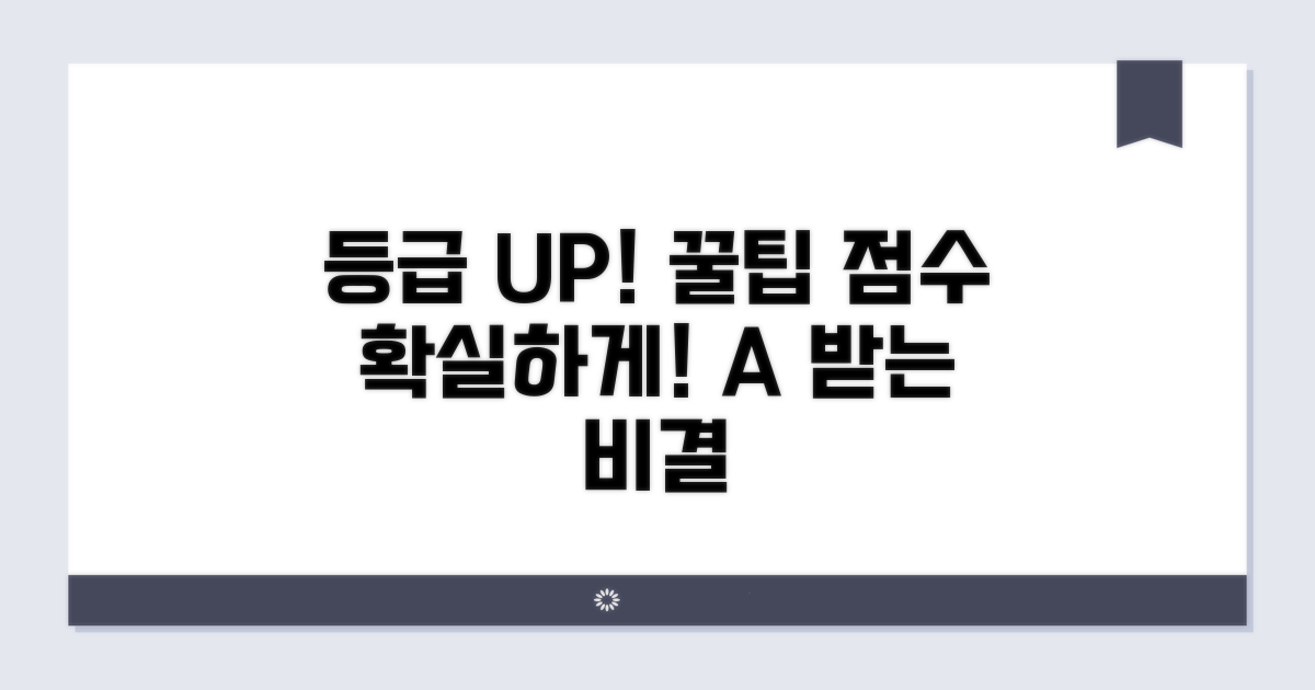 정확한 등급 받기 위한 팁