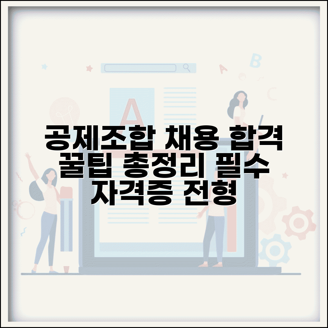 공제조합 채용 정보 모음 | 필수 자격증, 전형 과정, 합격 꿀팁 총정리