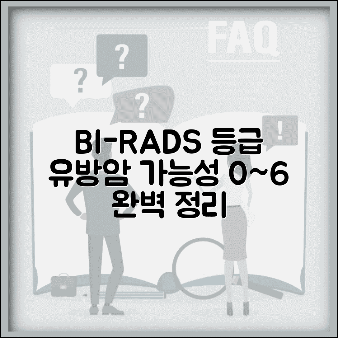 유방초음파 BI-RADS 등급 의미 완벽정리 | 바이래즈 0~6 등급별 유방암 가능성 확인