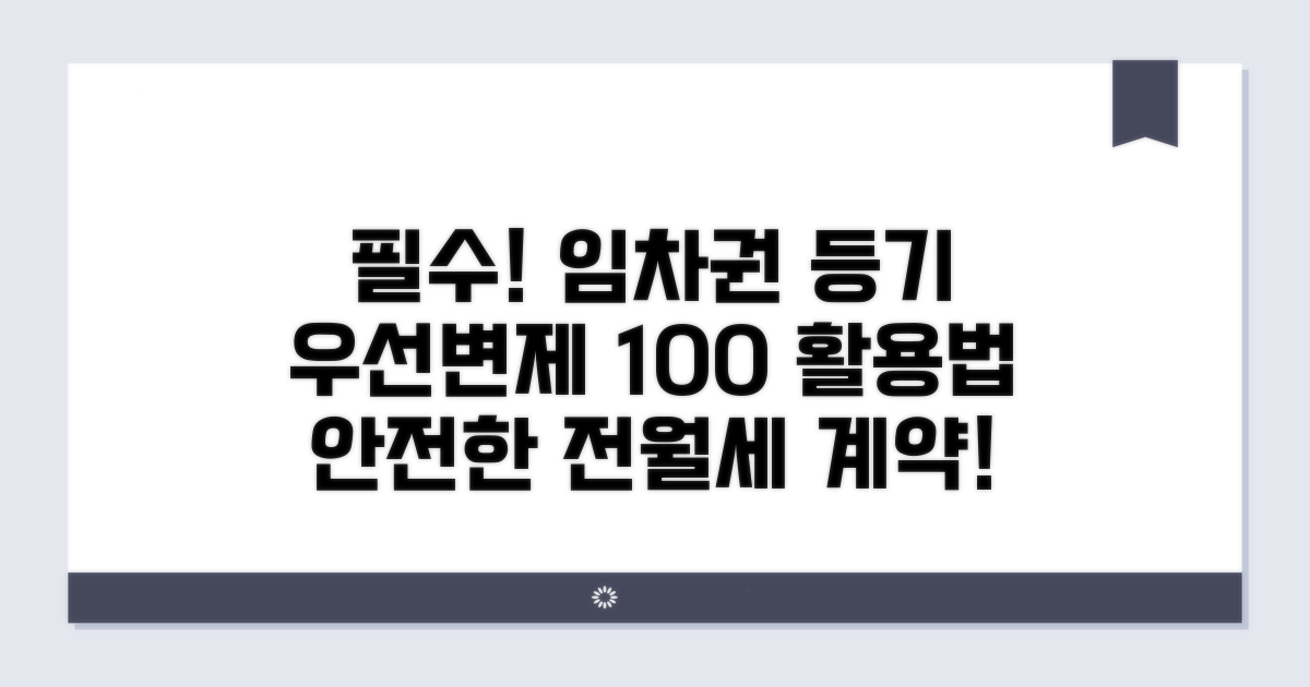 임차권 등기와 우선변제 활용