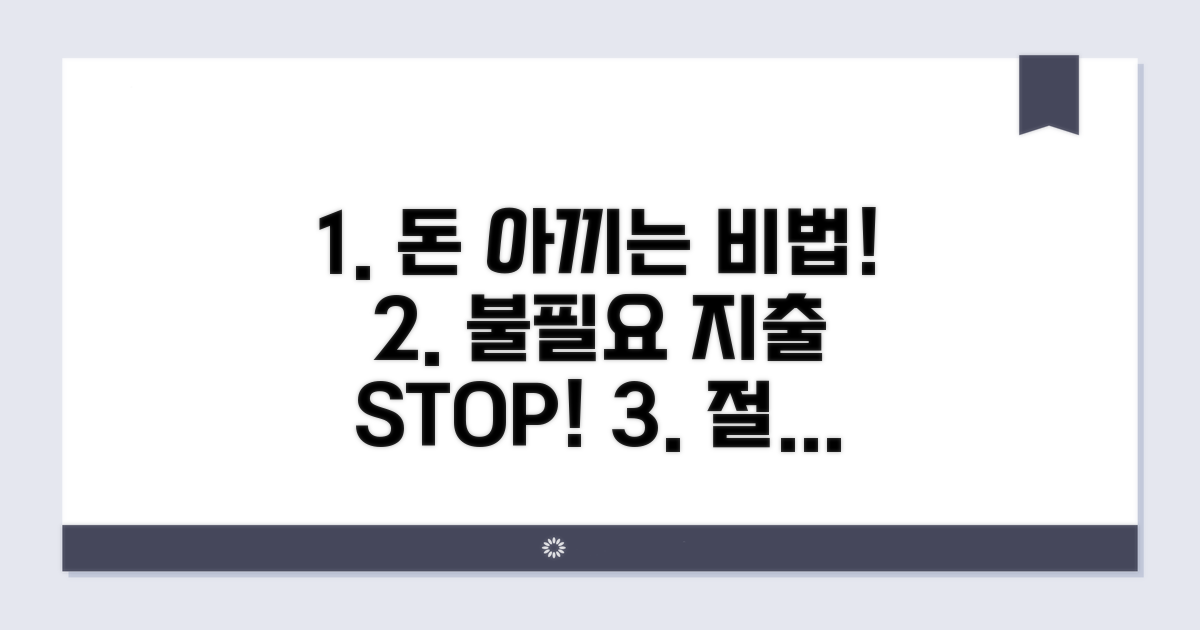 불필요한 비용 절감 전략 공개